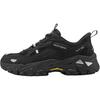 Skechers Men Black Low Top Dad Shoes Slip On Mountain Style Outdoor Fashion Light Cushioning Hiking Anti Slip 237719-BKSL