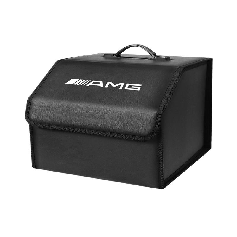Car Trunk Organizer Storage Box Collapsible Camping Box Accessories Car Hub Cap For Mercedes Benz AMG W214 W205 W204 W206 W213 W