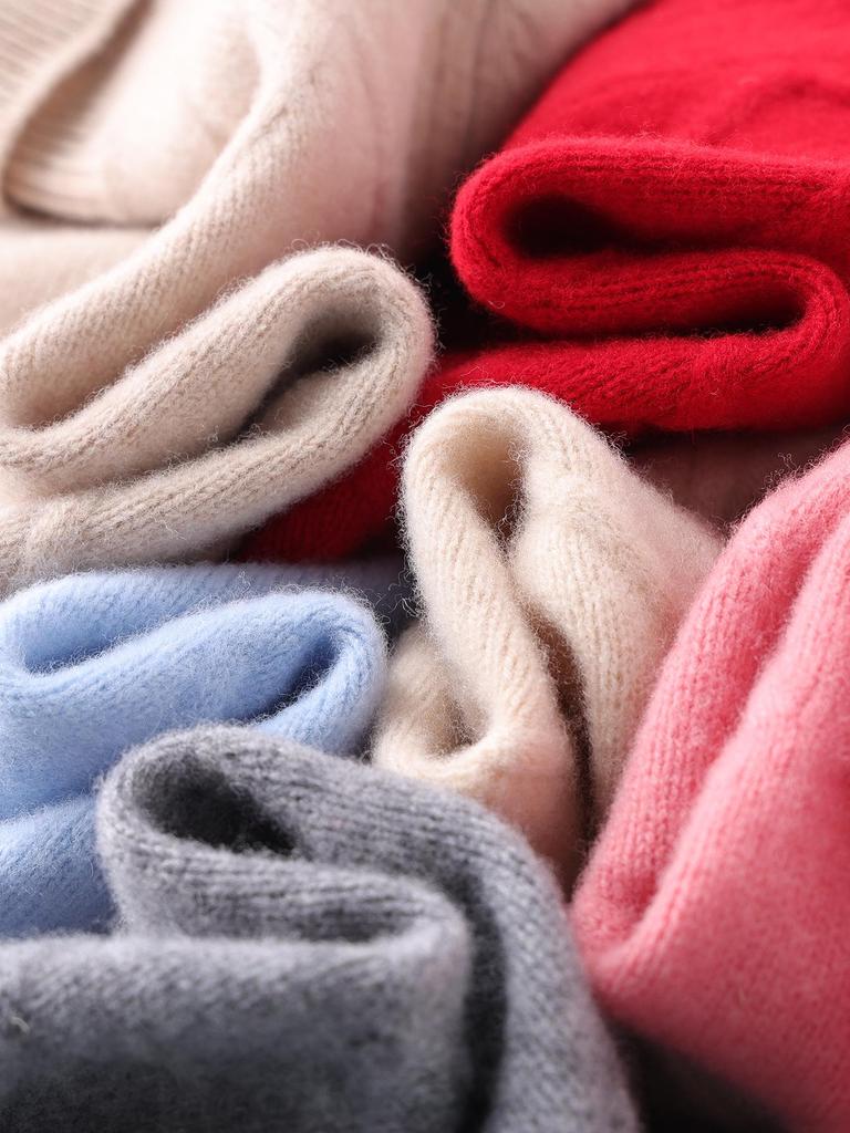 Children's Cozy Thick Wool Turtleneck Sweater - Solid Color, Loose Fit, Long Sleeve, Autumn/Winter Base Layer