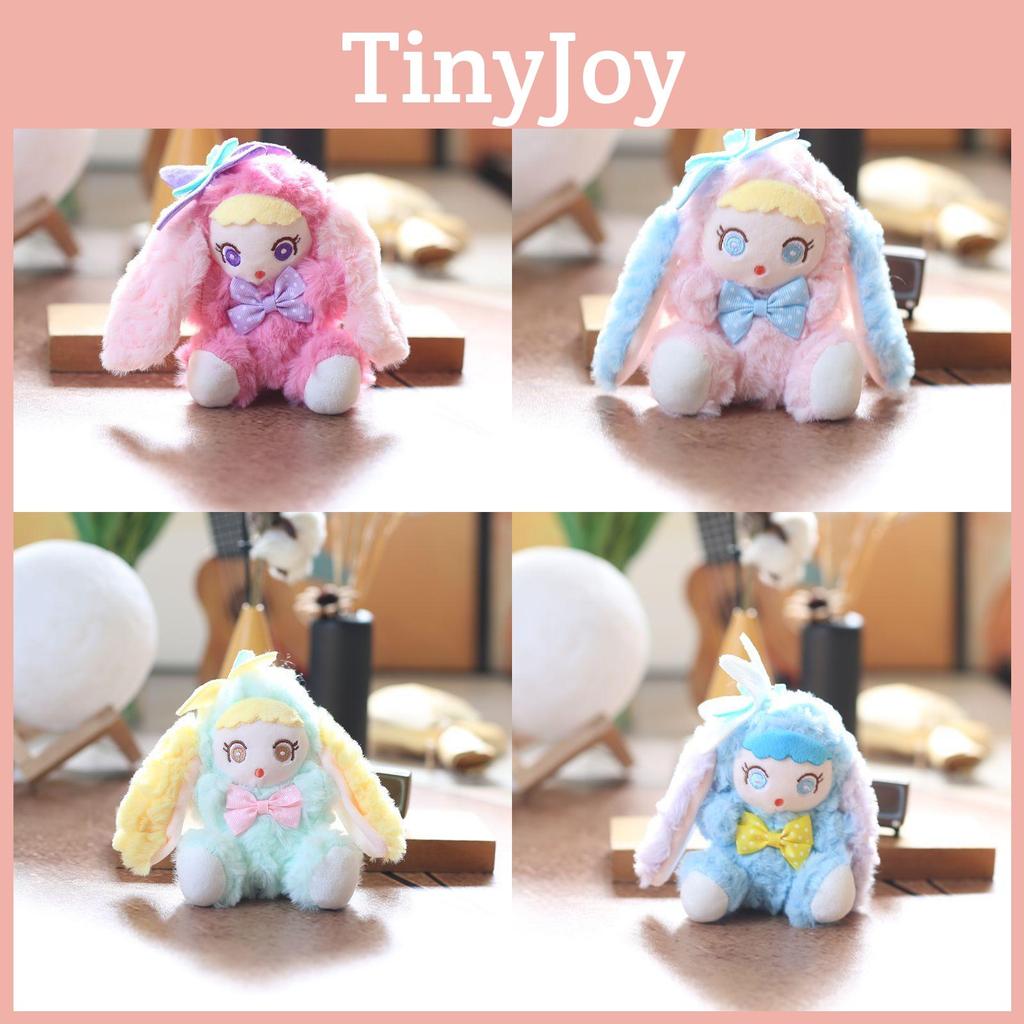 Plyšový Roztomilý Králíček Hračka Přívěsek na Klíče Vycpaný Pp Bavlna Taška Dekorace Pro Dárek Dívky