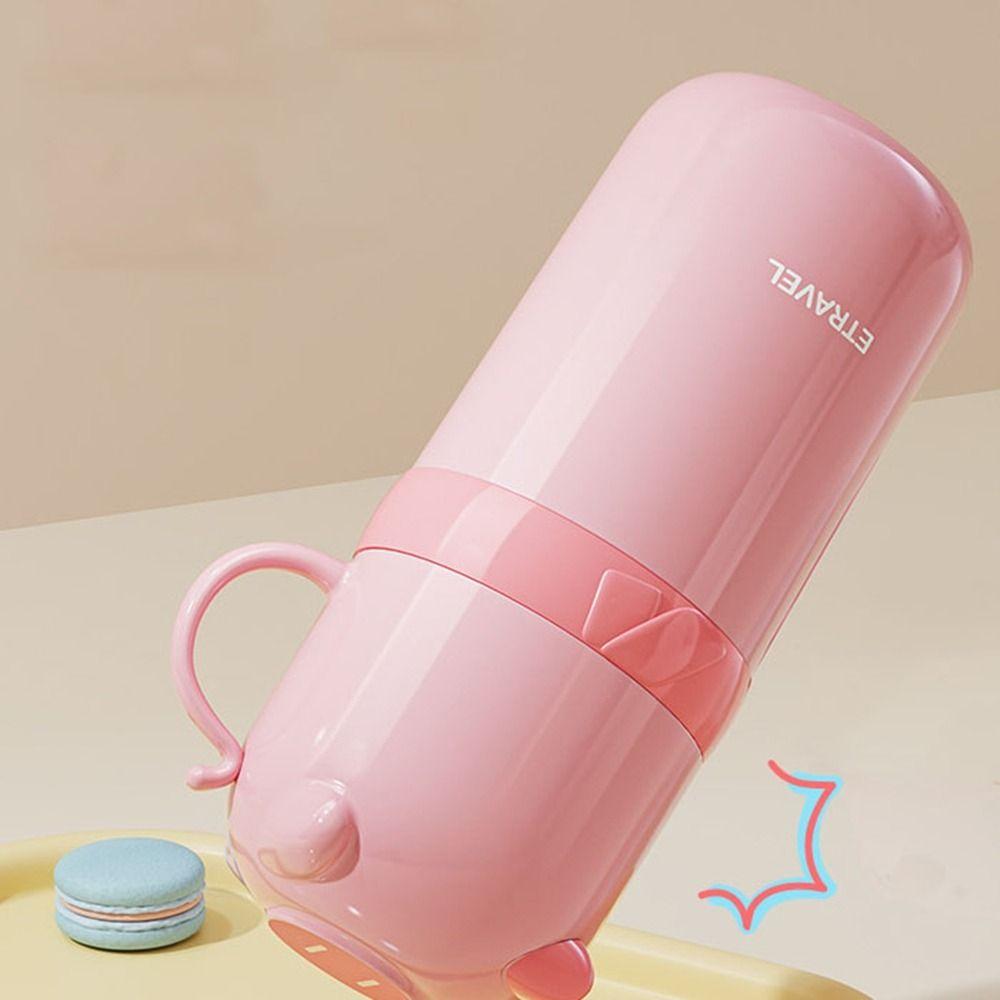 Dustproof Travel Mouthwash Cup Detachable Brushing Cup Creative Toothbrush Toothpaste Cup  Children