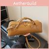 Sausage Shape Single Shoulder Crossbody Bag Solid Color Handbag Fashion Women