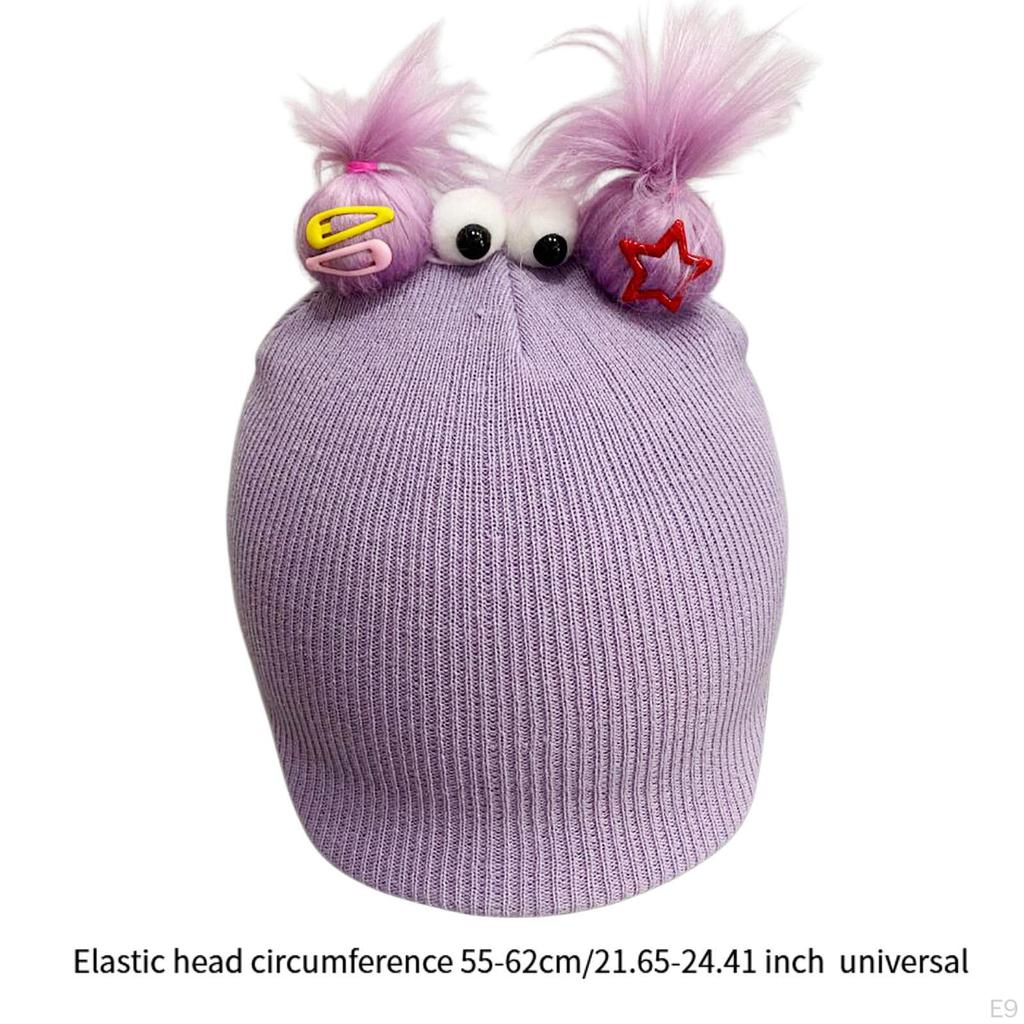 Cartoon-Themed Ski Helmet Decoration and Warm Covering