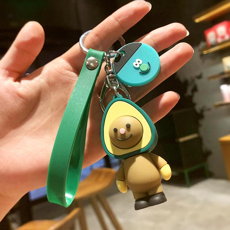 Pikachu Avocado Plüsch Schlüsselanhänger Anhänger für Kinder Taschen und Autoschlüssel