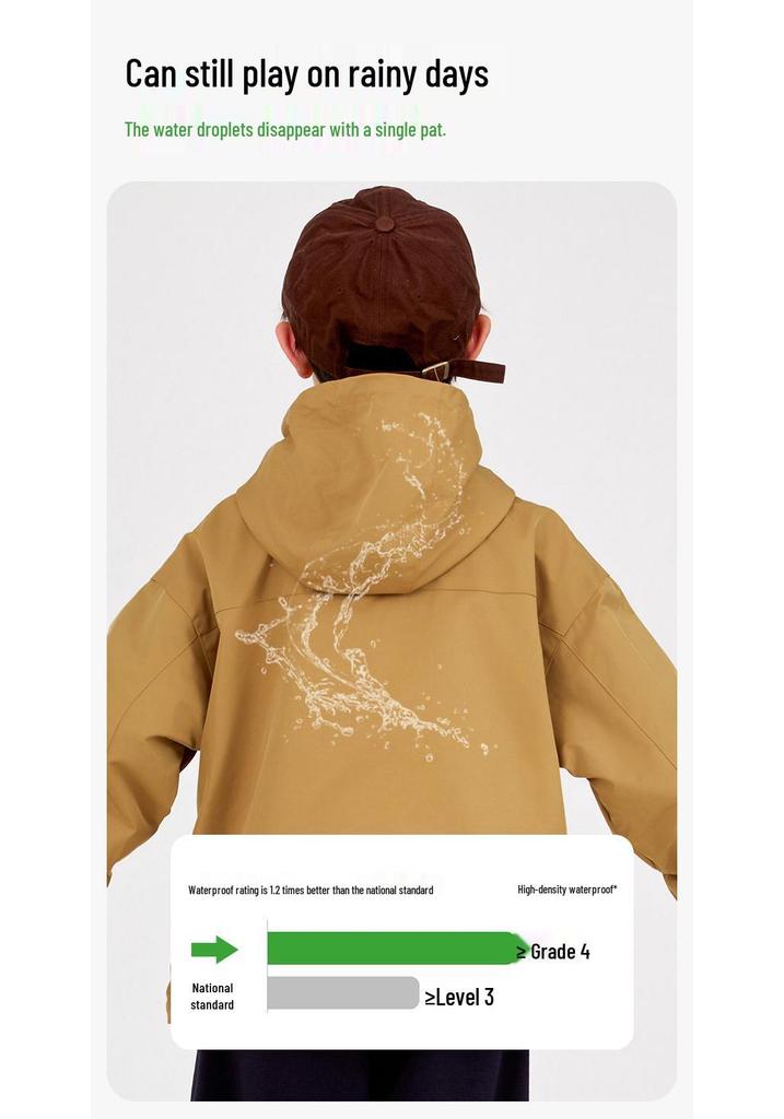 Children's 2026 Autumn Lightweight Slim Fit Korean Style Windbreaker Jacket for Boys