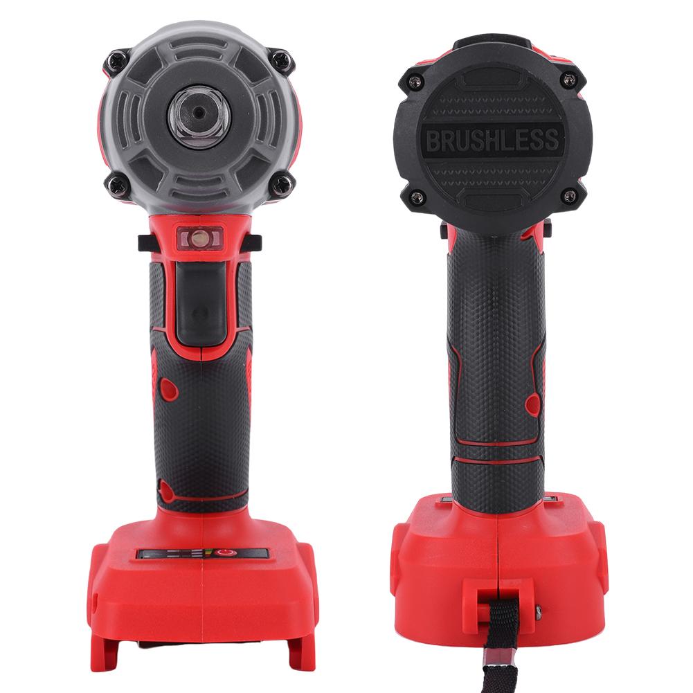 520 Nm Cordless Brushless Electric Impact Wrench Electric Impact Gun Construction and Auto Power Tools for 18-21V Makita Battery