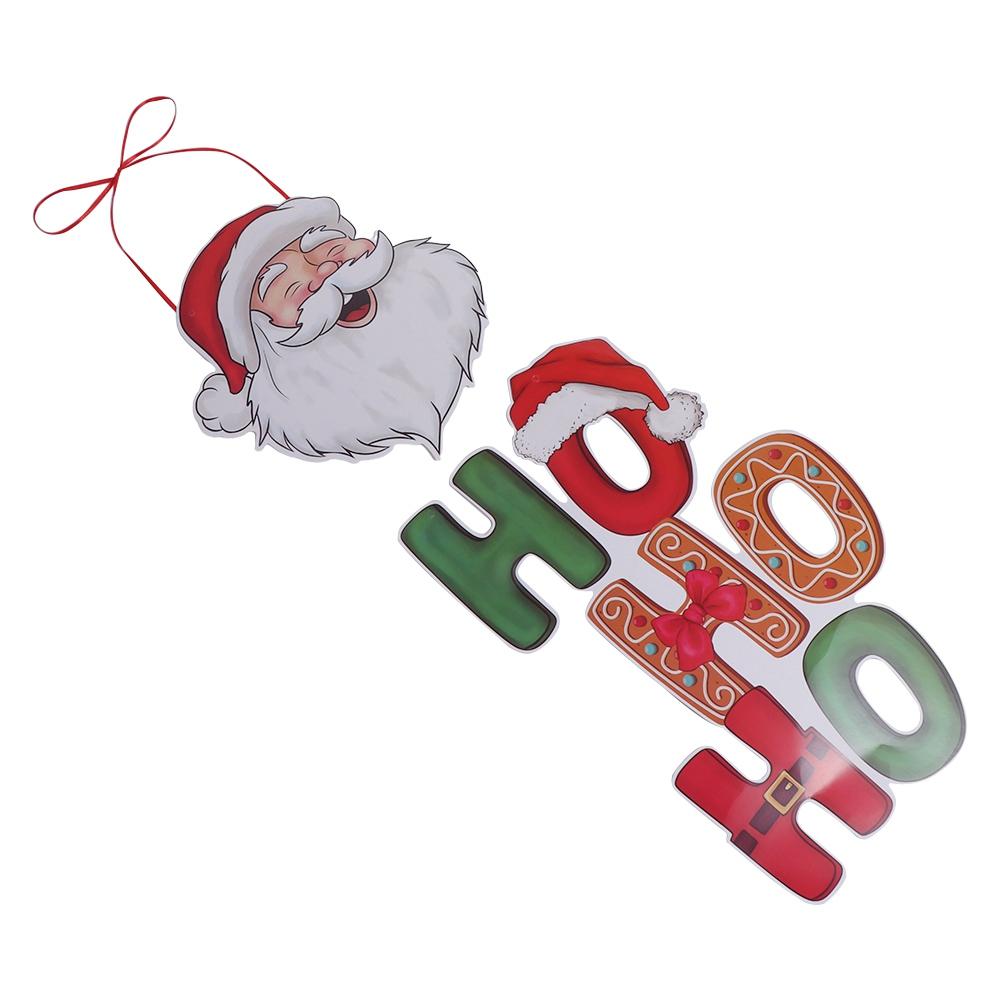 Novoroční Vánoční Závěs na Dveře Vánoční Závěsné Ozdoby Snadné Použití Zahrada Santa Přívěsek DIY