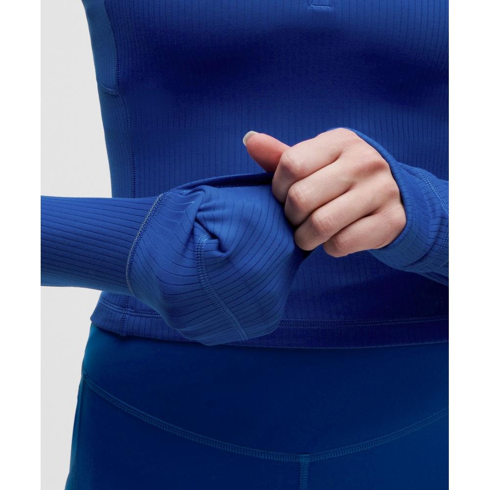 Lululemon It S Rulu Ribbed Cropped Half Zip  Updated riverSide