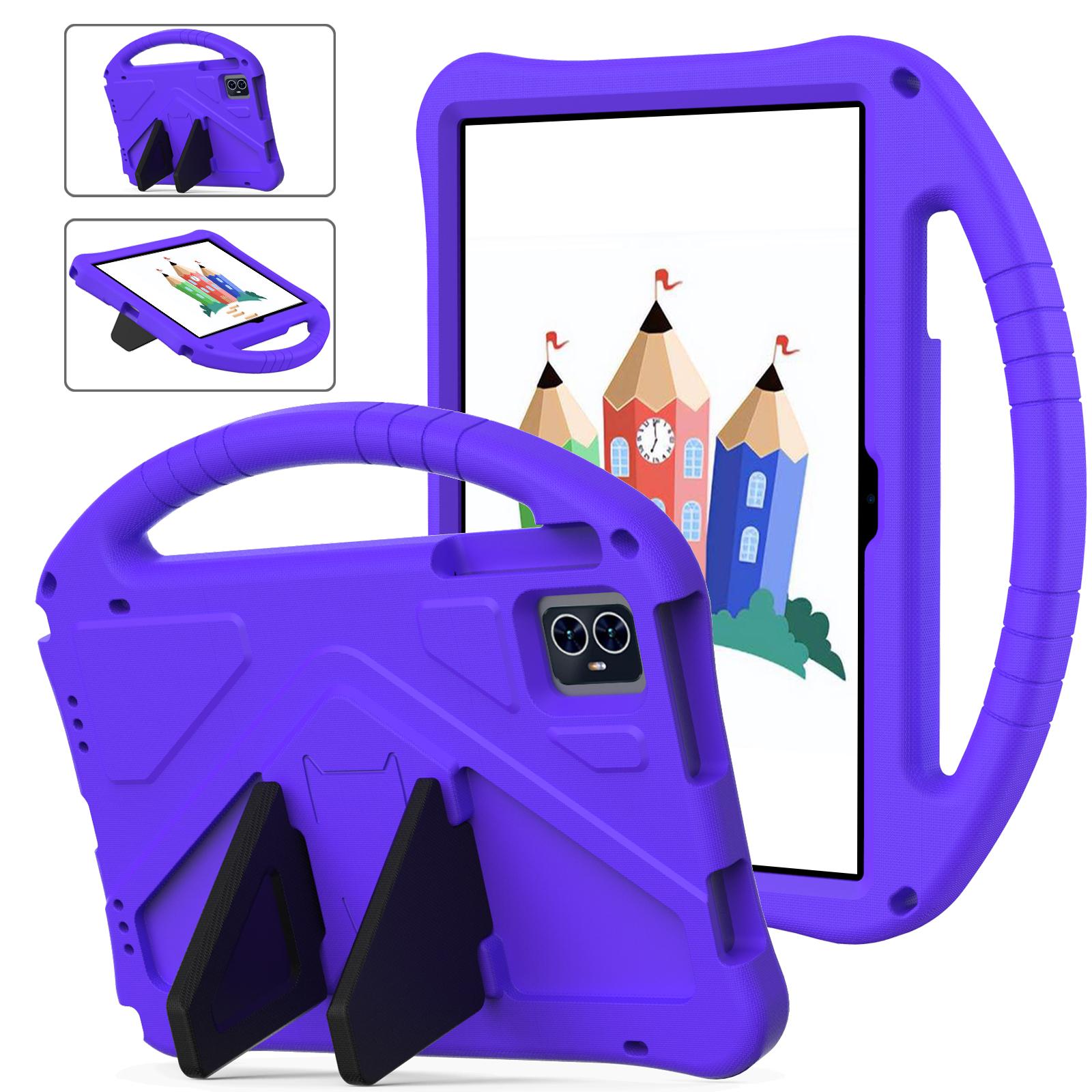 Hoesje Voor Teclast M40 P40S M40Pro M40Plus Case M40SE P30S P20S P20HD M50Pro Schokbestendig Volledige Body Kindveilig EVA Tablet Cover P40S 2023 paars