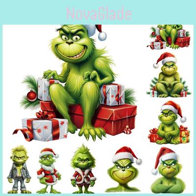 Kreatywna Akrylowa Dekoracja Choinkowa Grinch Kreskówkowa Ozdoba Do Domu I Samochodu