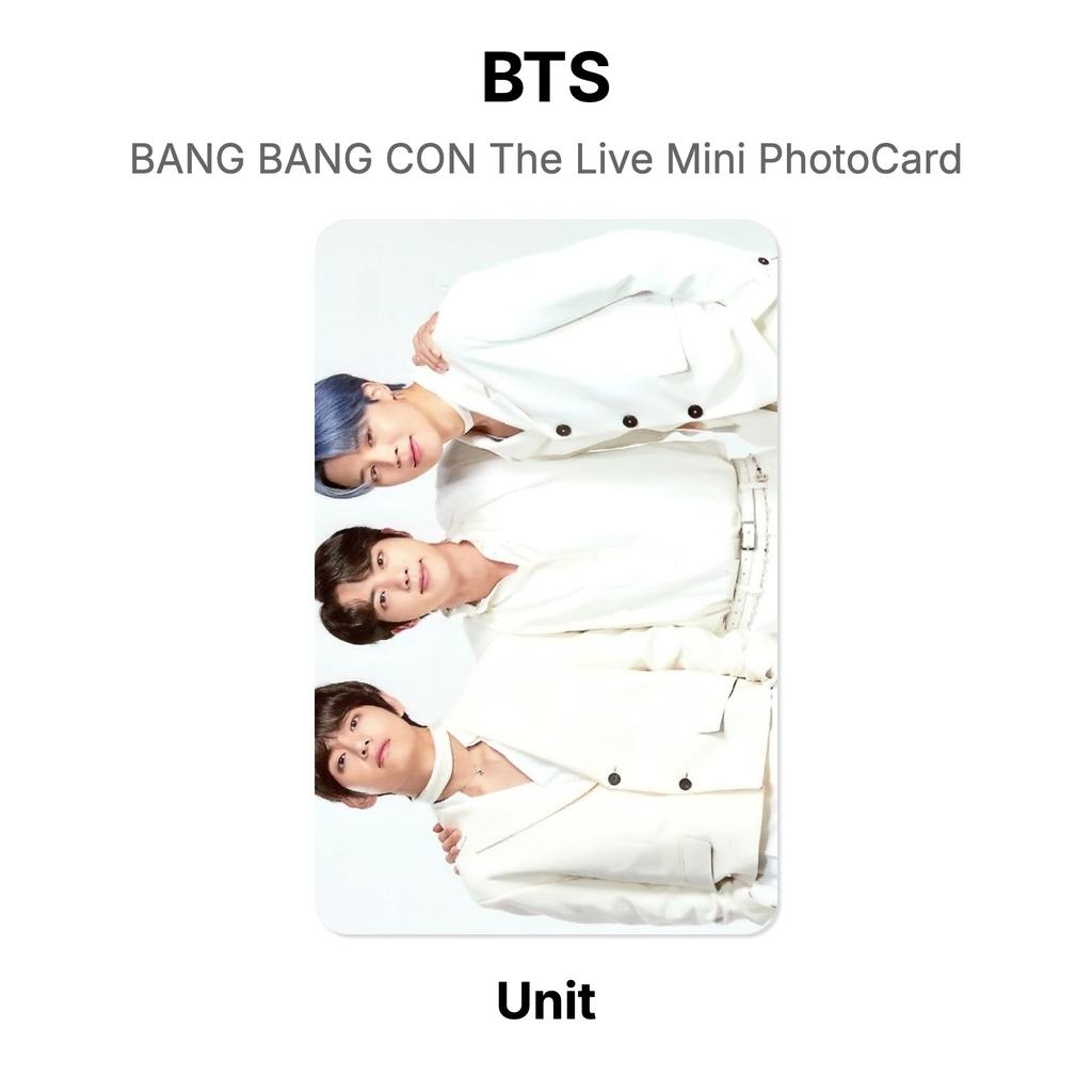 BTS BANG BANG CON The Live Mini PhotoCard Official Photocard