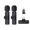 Wireless Lavalier Microphone for Phone: Mini Outdoor Recording & Live Broadcast with Noise Reduction