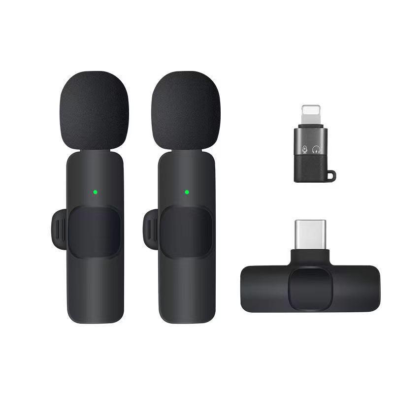 Wireless Lavalier Microphone for Phone: Mini Outdoor Recording & Live Broadcast with Noise Reduction