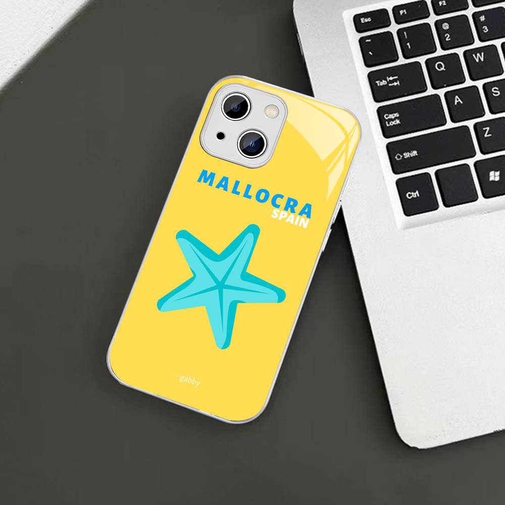 

Bali Ibiza Capri Bondi Palm Tempered Glass For Iphone 14 13 12 11 Pro Mini XS MAX 14Plus X XS XR Cover iphone 11pro max