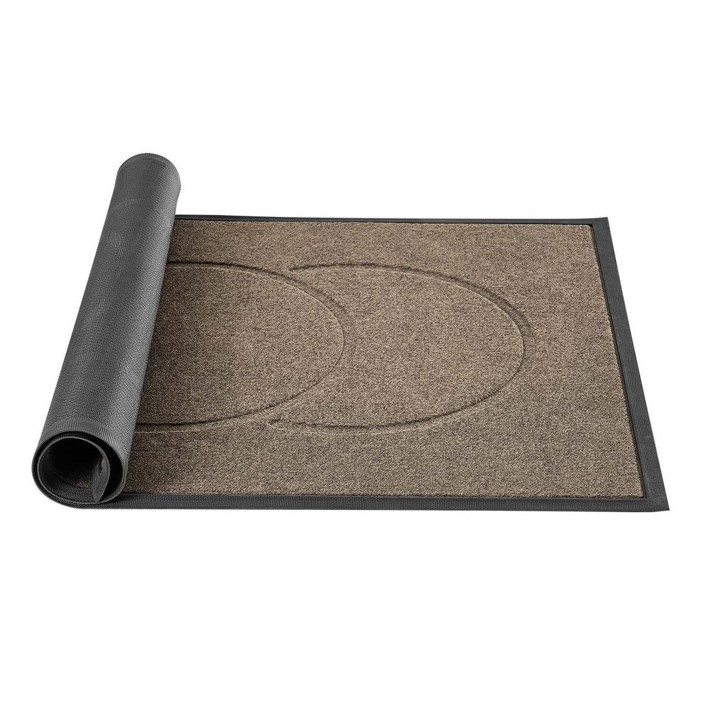 Front Door Mat, 1194 X 813 Mm Commercial Floor Mat for Indoor and Outdoor, Modern Stylish Carpet with TPE Backing, Heavy Duty Washable Entry