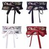 Flower Pattern Hanfu Cummerbund Crane Phoenix Flower Corset Belt Dress Girdle  Hanfu Costume