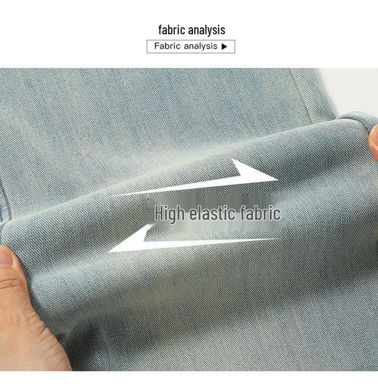 Women's Retro High-Waist Fleece Slim Wide-Leg Jeans - Autumn/Winter 2025 Collection