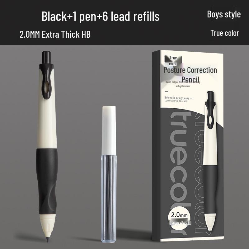 True Color 2.0mm Mechanical Pencils, Ergonomic Grip for Students, Ideal for Writing and Calligraphy Practice