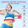 24 Knots Fitness Hoop Detachable Abdominal Workout Equipment Weighted Exercise Hoop  for Women/Men