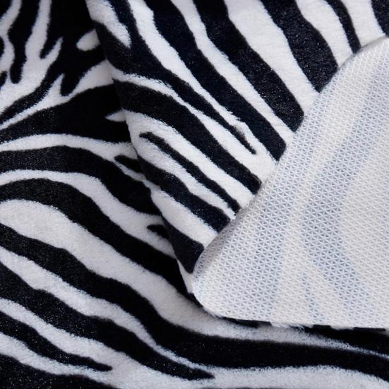 Zebra/Cow Animal Printed Carpet Imitation Rug Anti-slip Living Room Mat Decor