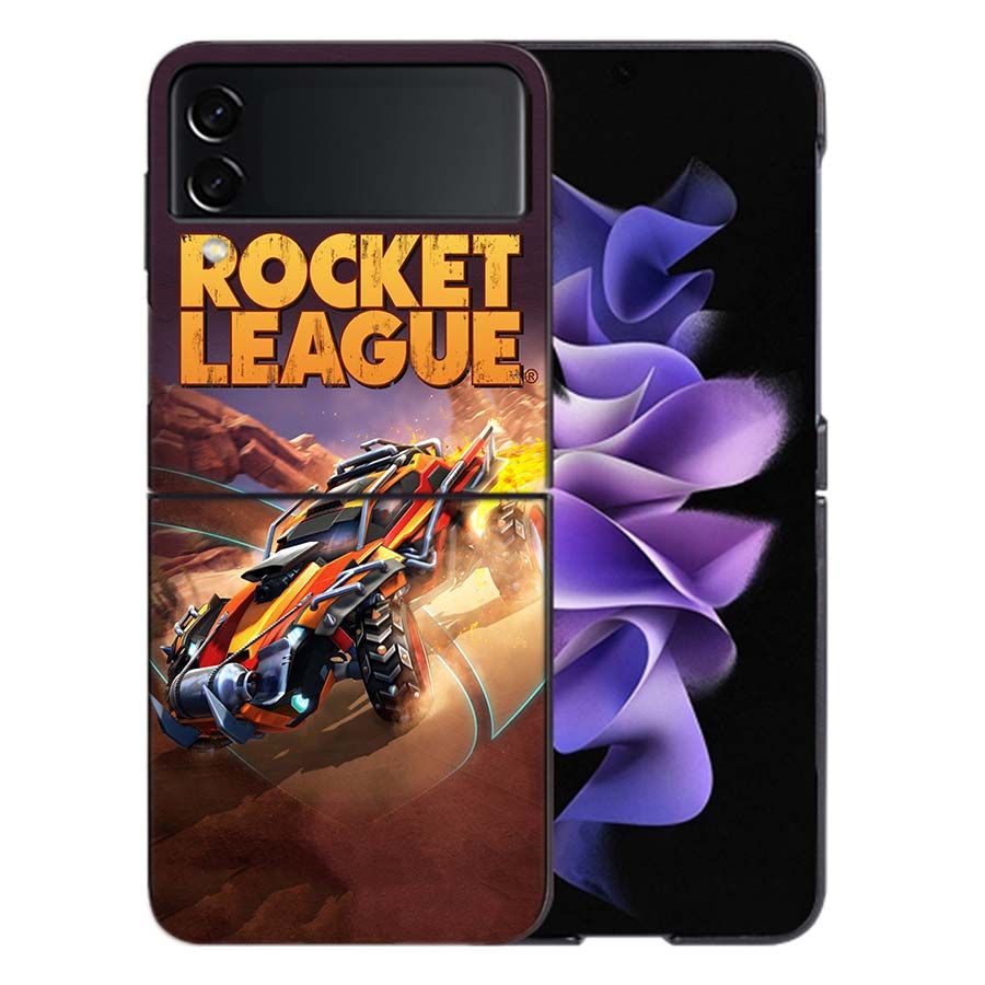 

R-Rocket L-League Game Coque For Samsung Z Flip7 6 Galaxy Case Shockproof Z Flip5 Z Flip3 4 5G Hard Cover Phone TPU PC Hard Fun Galaxy Z Flip