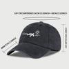Vintage Washed Baseball Cap with Turtle, Sun, and Wave Print  Unisex Cap Perfect for Beach Vacations, Camping, and Fishing