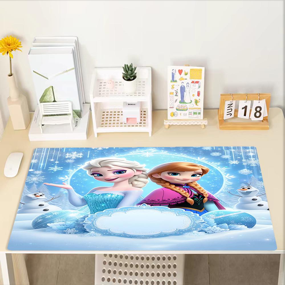 Elsa Theme Mouse Pad, Non Slip Rubber Base, Multifunctional Office & Home Decor, Perfect for Workspace Personalization.
