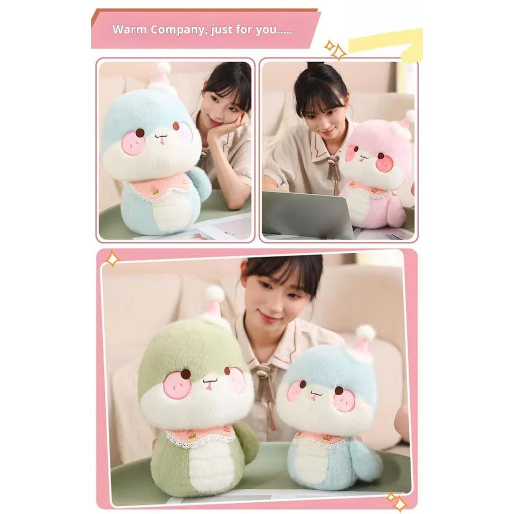 Anime Snake Doll Plush Toy 28/32cm Cute Stuffed Soft Doll for Kids Ideal Christmas & Thanksgiving Gift