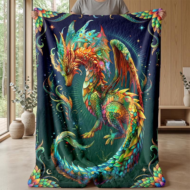 Electric Dinosaur Storm 1 Theme Blanket Lightweight Warm Flannel Blanket Decorative Throw Blanket for Home Decoration