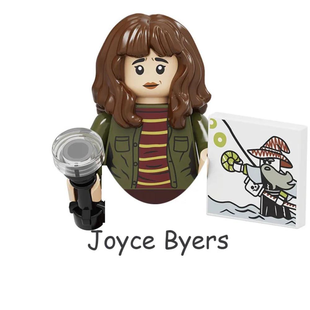 4Pcs/Set Dustin Eleven Mike Will Hopper Joyce Brenner Demogorgon Vecna Model Buliding Blocks Bricks Construction Toys For Kids