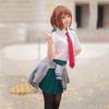 Essri My Hero Academia cosplay costume Uraraka Ochako Tsuyu Asui Heroaca uniform anime festival school cultural exhibition Halloween Christmas holiday