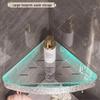 Visionary Transparent Triangular Wall-Mounted Bathroom Shelf