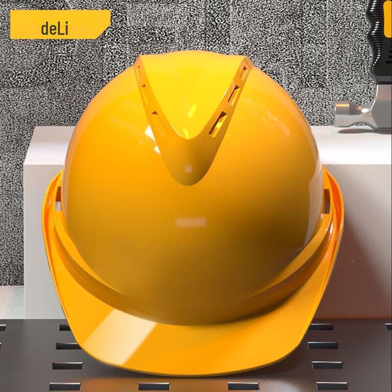 Deli Outdoor Work PE Safety Helmet