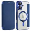 For iPhone 16 Plus Case Compatible with MagSafe RFID Blocking Card Holder Leather Phone Cover