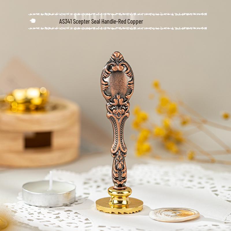 Retro Magic Academy Sealing Wax Stamp with Roman Column Handle