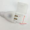 220V LED Strips Light Power Plug 10mm Width Light Strips Connector for Single Color LED Strips Light Wire Connection