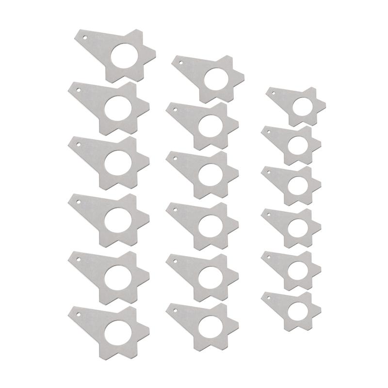 Stainless Steel 18 Piece Safety Lockwire Washer Set M6 M8 M10 for Motocross Motorbike