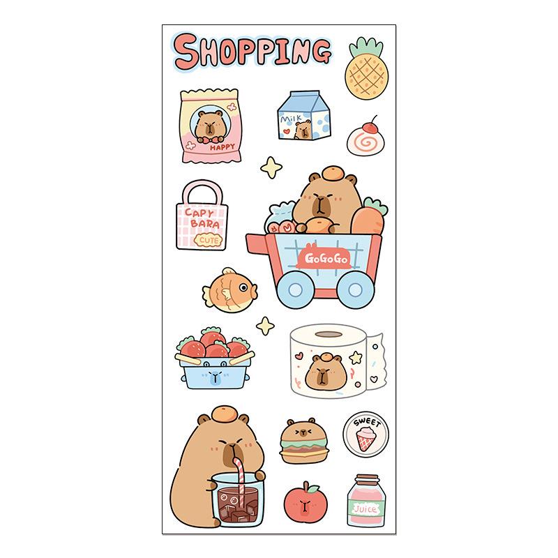 Adorable Animal Girl Stickers for Journals, Luggage, Phones, Bottles - Waterproof & Creative DIY Decor