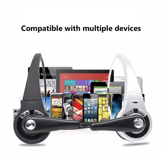 Kulak Üstü Kablosuz Bluetooth Uyumlu Eller Serbest Arama Kulaklığı PS3 Telefon için