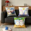 Cute Pudgy Penguin   Various Sizes Square Pillow Case For Car Home Bedchamber Decor