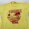 Vintage 80s Hawaii Liberty Travel Shirt Mens XS Beach Surf Sunset Sail