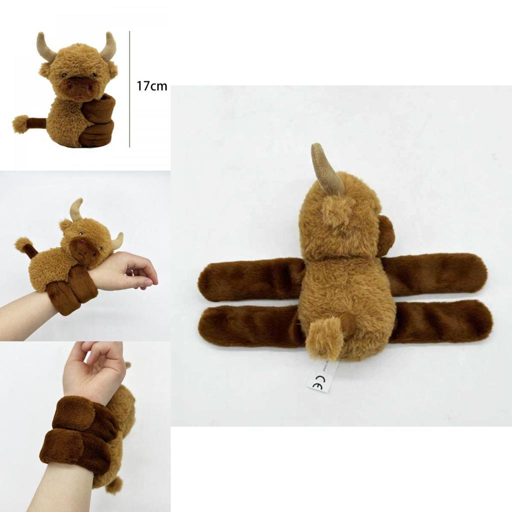 Highland Cow Plush Toy With Pp Cotton Filling For Kids Gift And Collectors