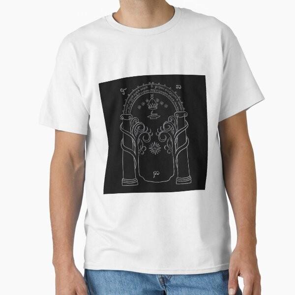 

Moria Silver Classic T-Shirt T-Shirt Made in US/AUS Size S-2XL Unisex T-Shirt XXXL