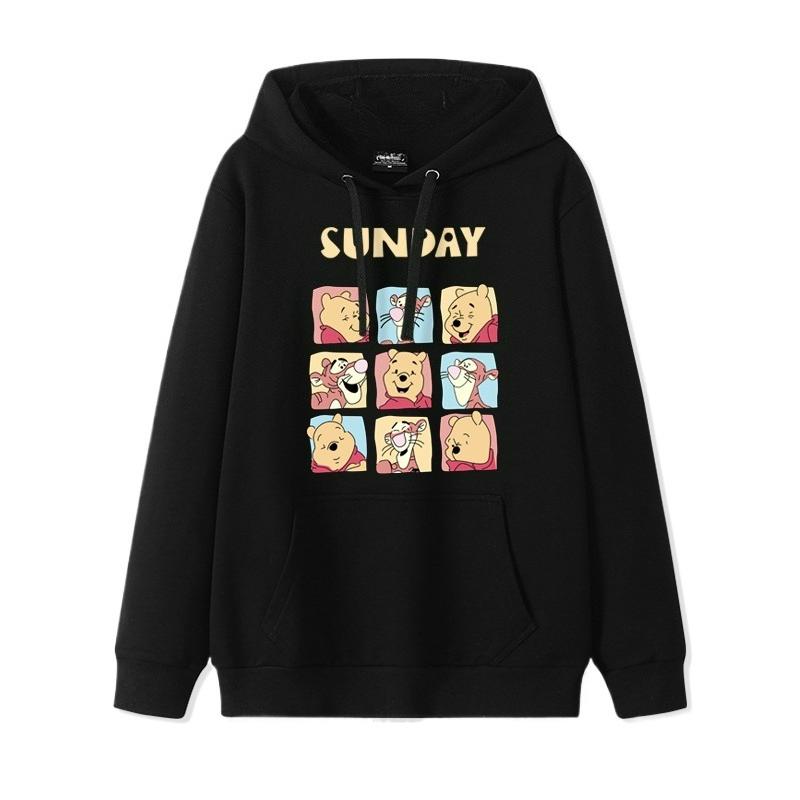 Winnie The Pooh Hoodie Pullover Women's Disney Clothes 202 New Winnie The Pooh Autumn and Winter Couples Casual Versatile Coat