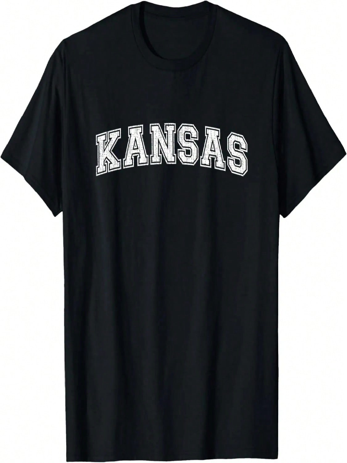 Vintage University-Look Kansas Distressed T-Shirt S разноцветный