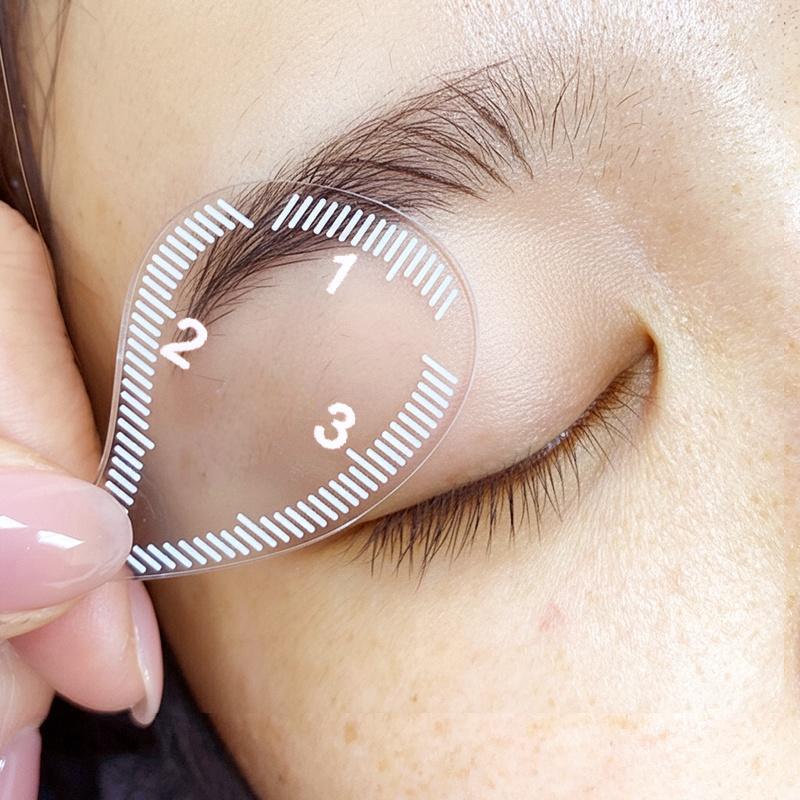 Pravítko pro mapování obočí Tvarovací pravítko na obočí Rychlé kreslení za 1 minutu Designové obočí Snadný nástroj Microblading Permanentní make-up Šablony