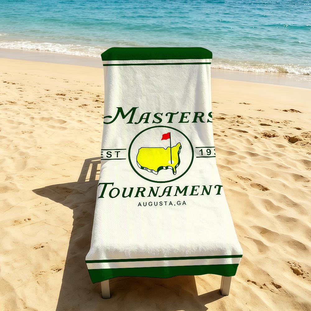 M-Masters Fashion Golf Towel For Outdoor Camping Beach Towel Super Absorbent Quick-Drying Summer Towel