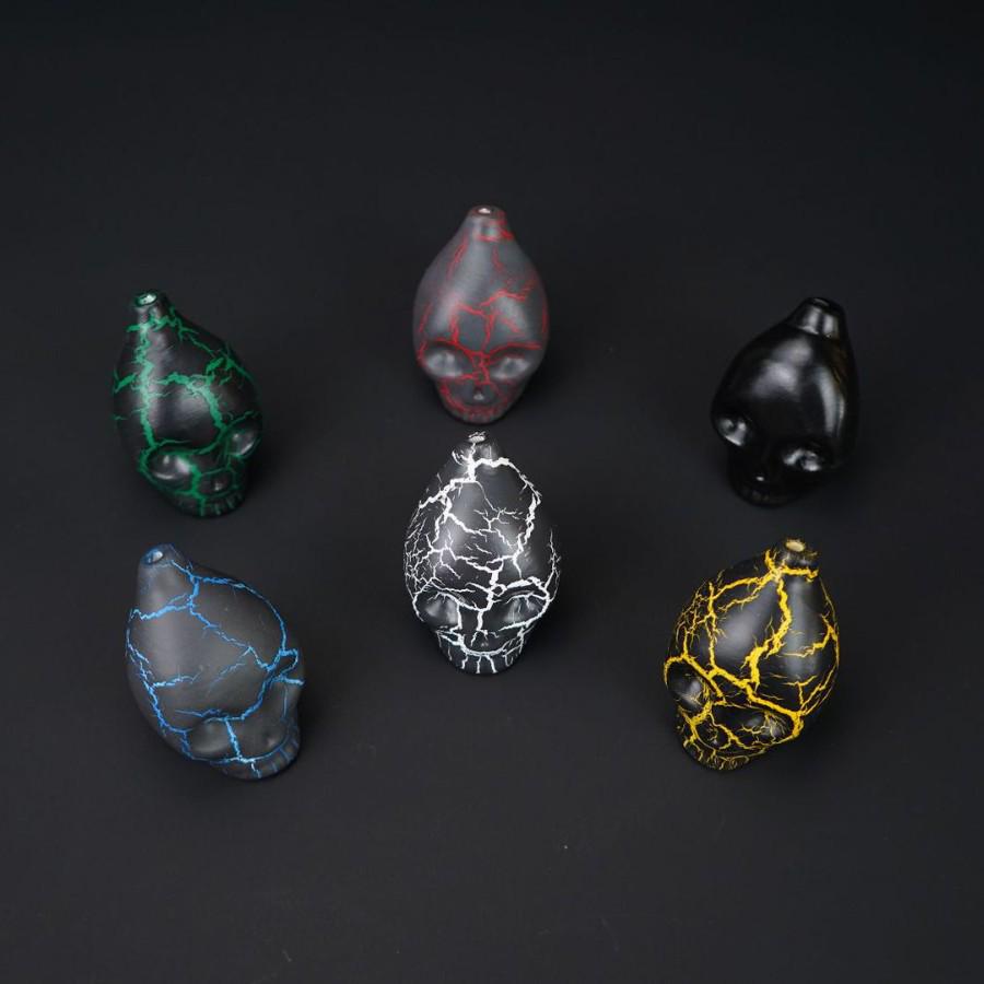 Customizable Aztec Death Whistle - Ghostly Halloween Craft Accessory