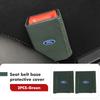 For Ford Car Seat Belt Buckle Clip Protector Suede Anti-Scratch Cover Auto Accessories Escort KA Flex Everest KA Expedition