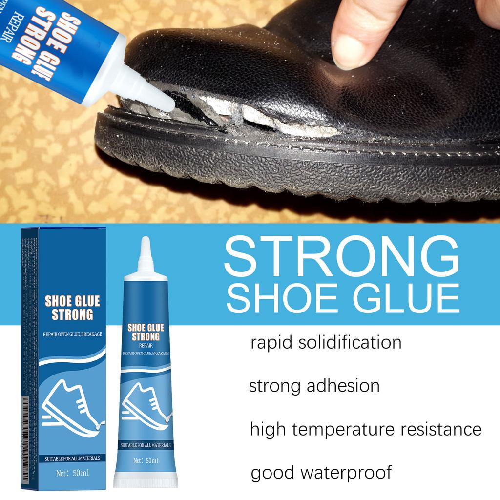 Col à Chaussures Fort Pour Réparer les Chaussures, Chaussures en Cuir, Semelles, Colle Adhésive Polyvalente, Chaussures de Sport, Chaussures en Cuir